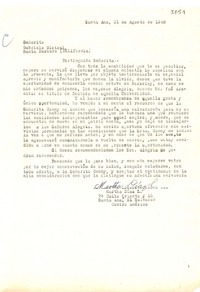 [Carta] 1948 ago. 31, Santa Ana, El Salvador [a] Gabriela Mistral, Santa Bárbara, California