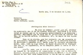 [Carta] 1948 oct. 3, Santa Ana, El Salvador [a] Consuelo Saleva, Santa Bárbara, California