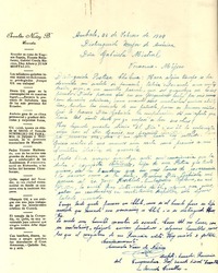 [Carta] 1949 feb. 26, Ambato, [Ecuador] [a] Gabriela Mistral, Veracruz, México