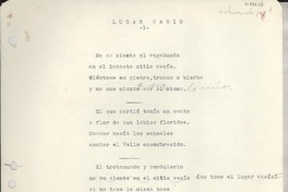 Lugar vacío