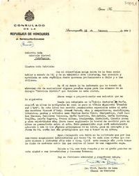 [Carta] 1942 feb. 12, Barranquilla, Colombia [a] Gabriela Mistral, Petrópolis, [Brasil]