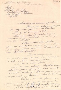 [Carta] 1946 abr. 3, México [a] Gabriela Mistral