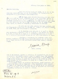 [Carta] 1946 jul. 5, México [a] Gabriela Mistral