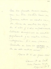 [Carta] 1946 jun. 20, México [a] Gabriela Mistral