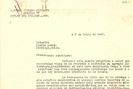 [Carta] 1948 jul. 8, Ixtlán del Río, Nay., Mex. [a] Lucila Godoy, Santiago, Chile