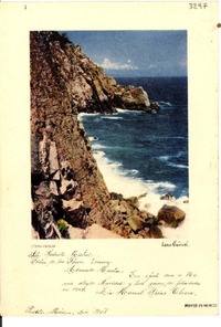 [Tarjeta] 1948 dic., Puebla, México [a] Gabriela Mistral, Fortín de las Flores, Veracruz, [México]