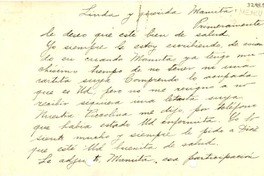 [Carta] [1948], [México] [a] [Gabriela Mistral]