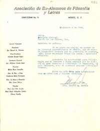 [Carta] 1948 dic. 4, México D.F [a] Gabriela Mistral, México