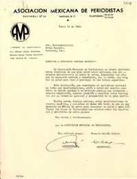 [Carta] 1949 ene. 25, México, D. F. [a] Gabriela Mistral, Hotel Mocambo, Veracruz, Ver., [México]