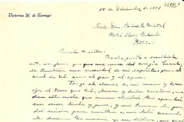 [Carta] 1948 dic. 14, México [a] Gabriela Mistral