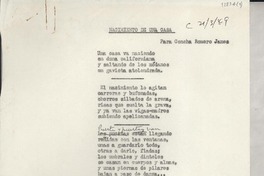 Nacimiento de una casa