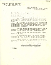 [Carta] 1949 mar. 21, México D.F [a] Consuelo Saleva, Veracruz