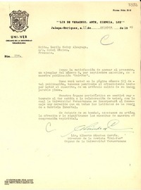 [Carta] 1949 oct. 15, Jalapa, [México] [a] Lucila Godoy