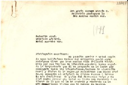 [Carta] 1949, Veracruz [a] Gabriela Mistral, Veracruz