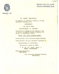 [Carta] 1950 ago., Veracruz [a] Gabriela Mistral