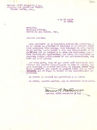 [Carta] 1950 sept. 28, Veracruz [a] Venancio Gardea, Chihuahua
