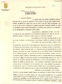[Carta] 1951 abr. 12, Monterrey, N. L., [México] [a] Gabriela Mistral, Consulado de Chile, Nápoles, Italia