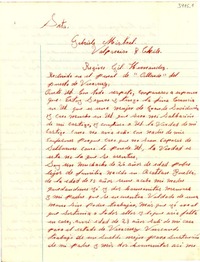 [Carta] 1950, Veracruz [a] Gabriela Mistral