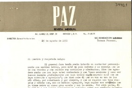 [Carta] 1952 ago 25, México D. F. [a] Gabriela Mistral