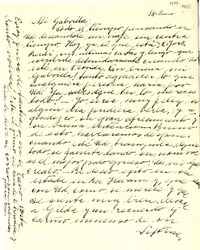 [Carta] 1953 mar. 25, Veracruz, Ver. [a] Gabriela Mistral, New York, EE.UU