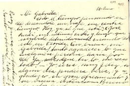 [Carta] 1953 mar. 25, Veracruz, Ver. [a] Gabriela Mistral, New York, EE.UU