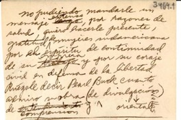 [Carta] 1946 mayo 22 [a] [Gabriela Mistral]