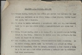 Oración a la virgen, por Yin