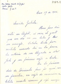 [Carta] 1953 ene. 19, Panamá [a] Gabriela Mistral