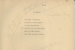 Recado : Valparaíso