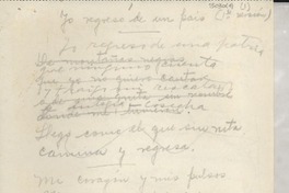 Yo regreso de un país