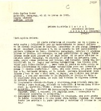 [Carta] 1951 mar. 21, Asunción, Paraguay [a] Gabriela Mistral, Rapallo, Italia