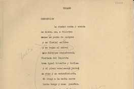 Recado : Concepción