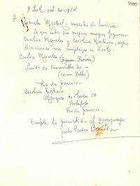 [Carta] 1954 oct. 30, Nueva York [a] Gabriela Mistral