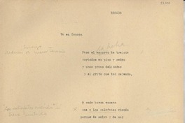 Recado : va en Concón