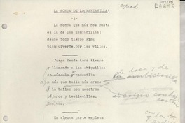 La ronda de las manzanillas