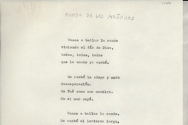 Ronda de las mañanas