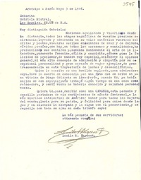 [Carta] 1946 mayo 3, Arequipa, Perú [a] Gabriela Mistral, Los Angeles, EE.UU.