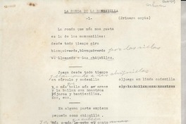 La ronda de la manzanilla