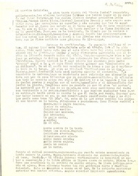 [Carta] 1954 oct. 25, Miraflores, Perú [a] Gabriela Mistral