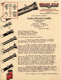 [Carta] 1933 mayo 6, Bayamón, Puerto Rico [a] Gabriela Mistral, Río Piedras, Puerto Rico
