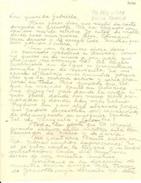 [Carta] 1936 sept. 13, [Francia] [a] Gabriela Mistral