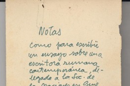 [Notas]