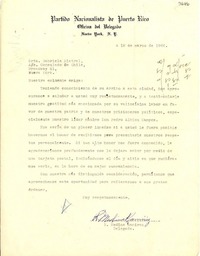 [Carta] 1946 mar. 12, Nueva York [a] Gabriela Mistral, Nueva York