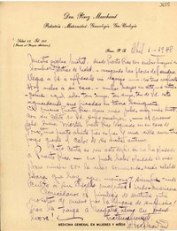 [Carta] 1948 abr. 1, Ponce, Puerto Rico [a] [Gabriela] Mistral