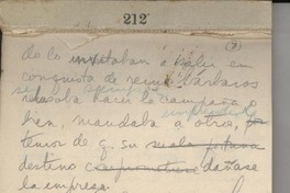 [Lo invitaban a salir en conquista de reinos bárbaros _]