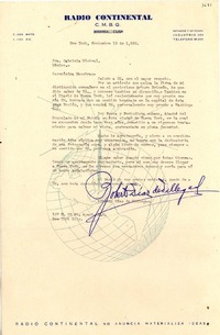 [Carta] 1951 jun. 27, New York [a] Gabriela Mistral