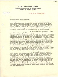 [Carta] 1941 jun. 24, Boston, Massachussetts, [EE.UU.] [a] Gabriela Mistral