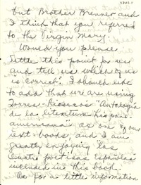 [Carta] 1942 mayo 7, San Antonio, Texas, EE.UU. [a] Gabriela Mistral