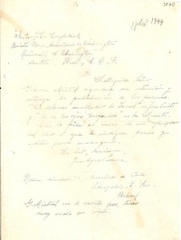 [Carta] 1944 jul., Río de Janeiro [a] J. E. Englekirk