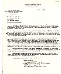 [Carta] 1944 ago. 1, Long Beach, California [a] Gabriela Mistral, Petrópolis, Brasil